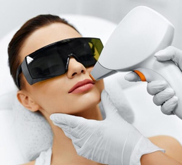 Laser hair removal lip